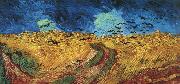 Vincent Van Gogh Wheatfield With Crows USA oil painting artist